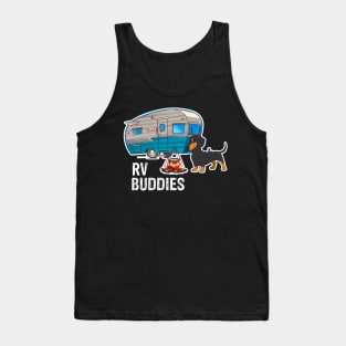 Dachshunds Dog Rv Buddies Pet Lovers Funny Camping Camper Tank Top